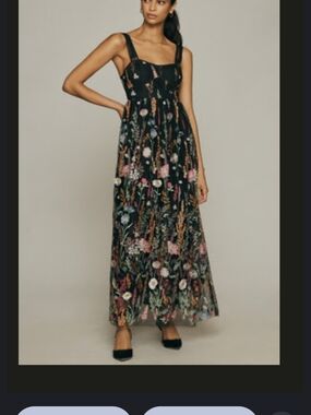 let me be femme ruffle maxi dress Anthropologie | Dresses | Let Me Be Femme Ruffle Maxi Dress